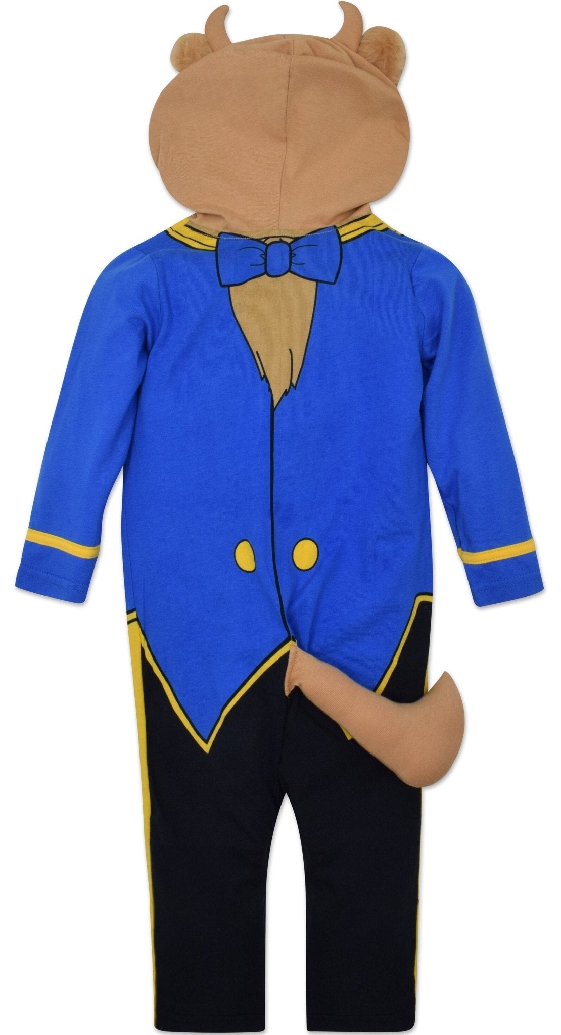 Disney Beauty and the Beast Zip Up Cosplay Coverall Tail - imagikids