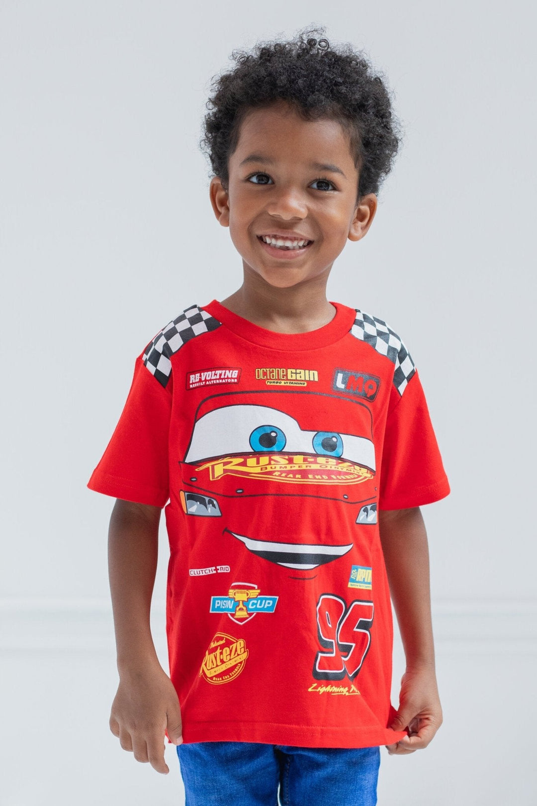 Disney Cars Lightning McQueen 3 Pack Graphic Short Sleeve T-Shirt - imagikids