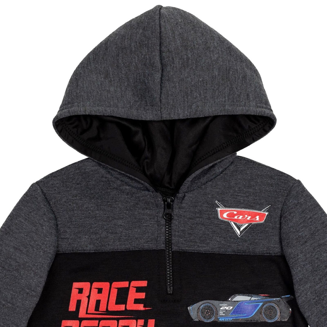 Disney Cars Lightning McQueen Fleece Half Zip Hoodie - imagikids