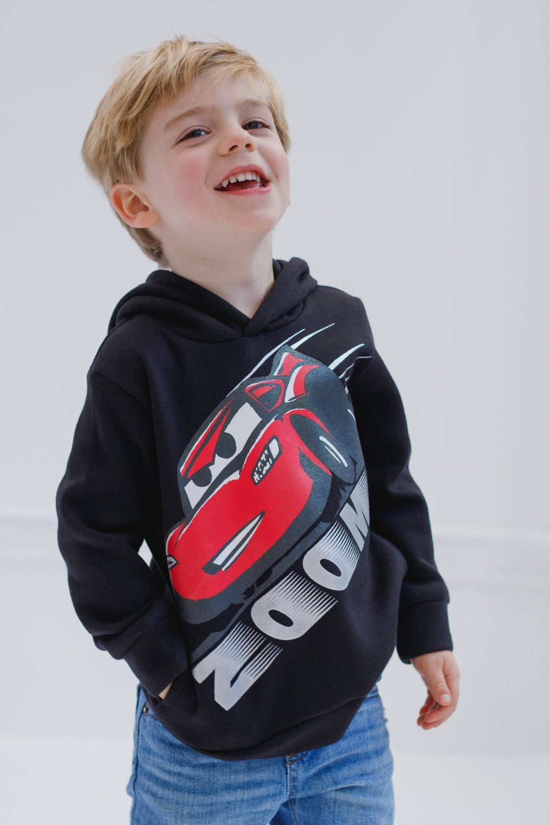 Disney Cars Lightning McQueen Fleece Pullover Hoodie - imagikids