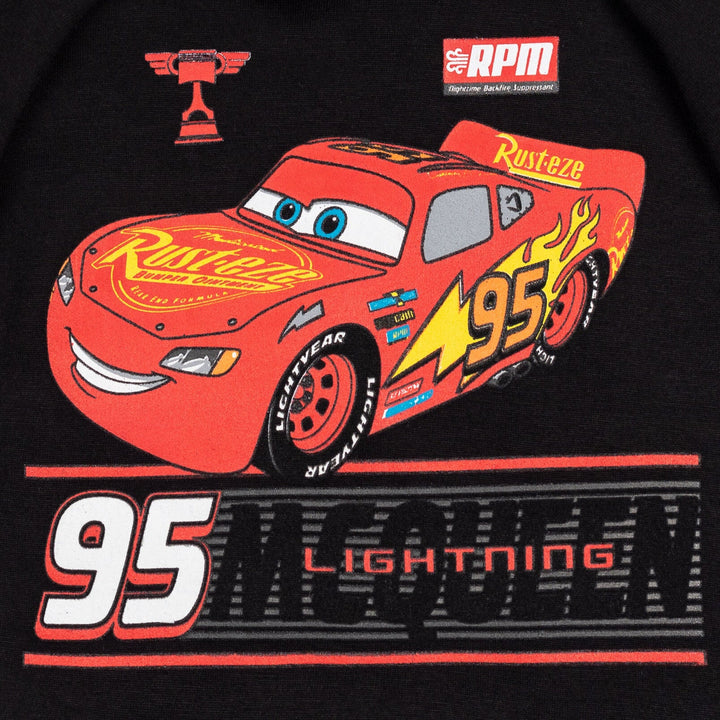 Disney Cars Lightning McQueen Fleece Pullover Hoodie and Pants Outfit Set - imagikids