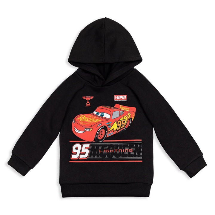 Disney Cars Lightning McQueen Fleece Pullover Hoodie and Pants Outfit Set - imagikids