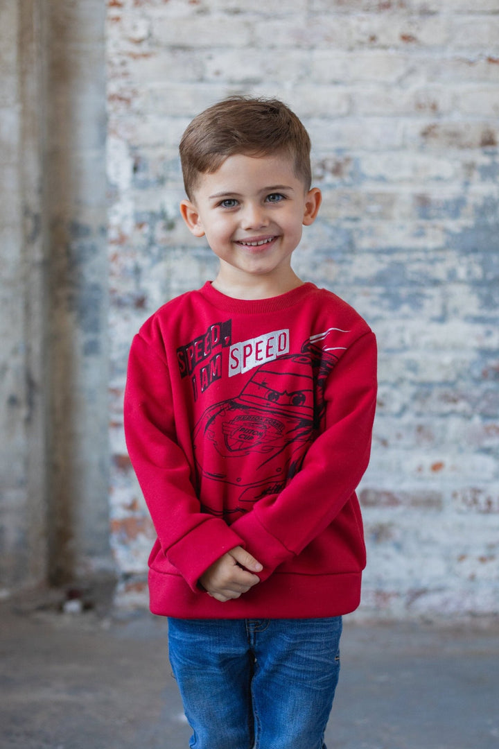 Disney Cars Lightning McQueen Fleece Sweatshirt - imagikids