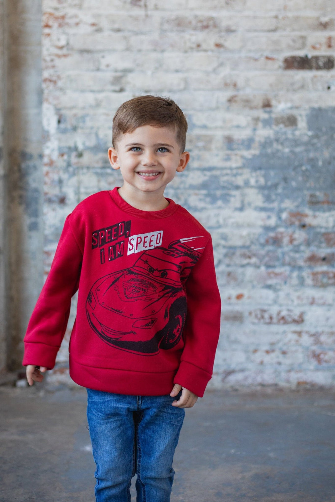 Disney Cars Lightning McQueen Fleece Sweatshirt - imagikids