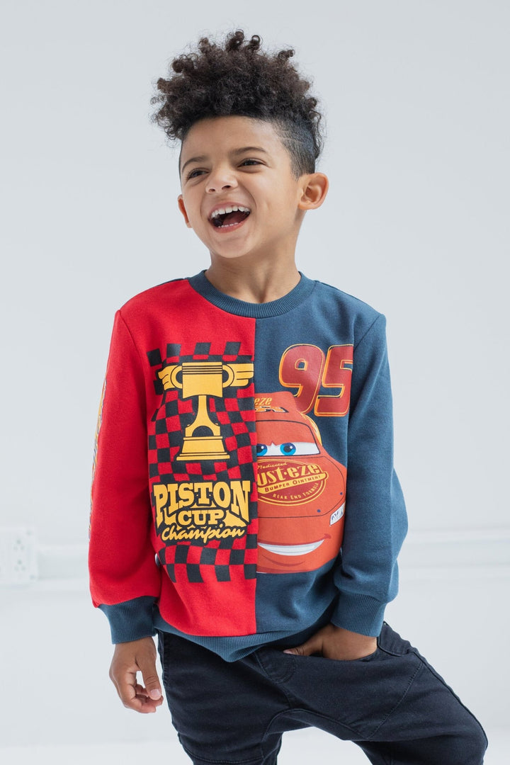 Disney Cars Lightning McQueen Fleece Sweatshirt - imagikids