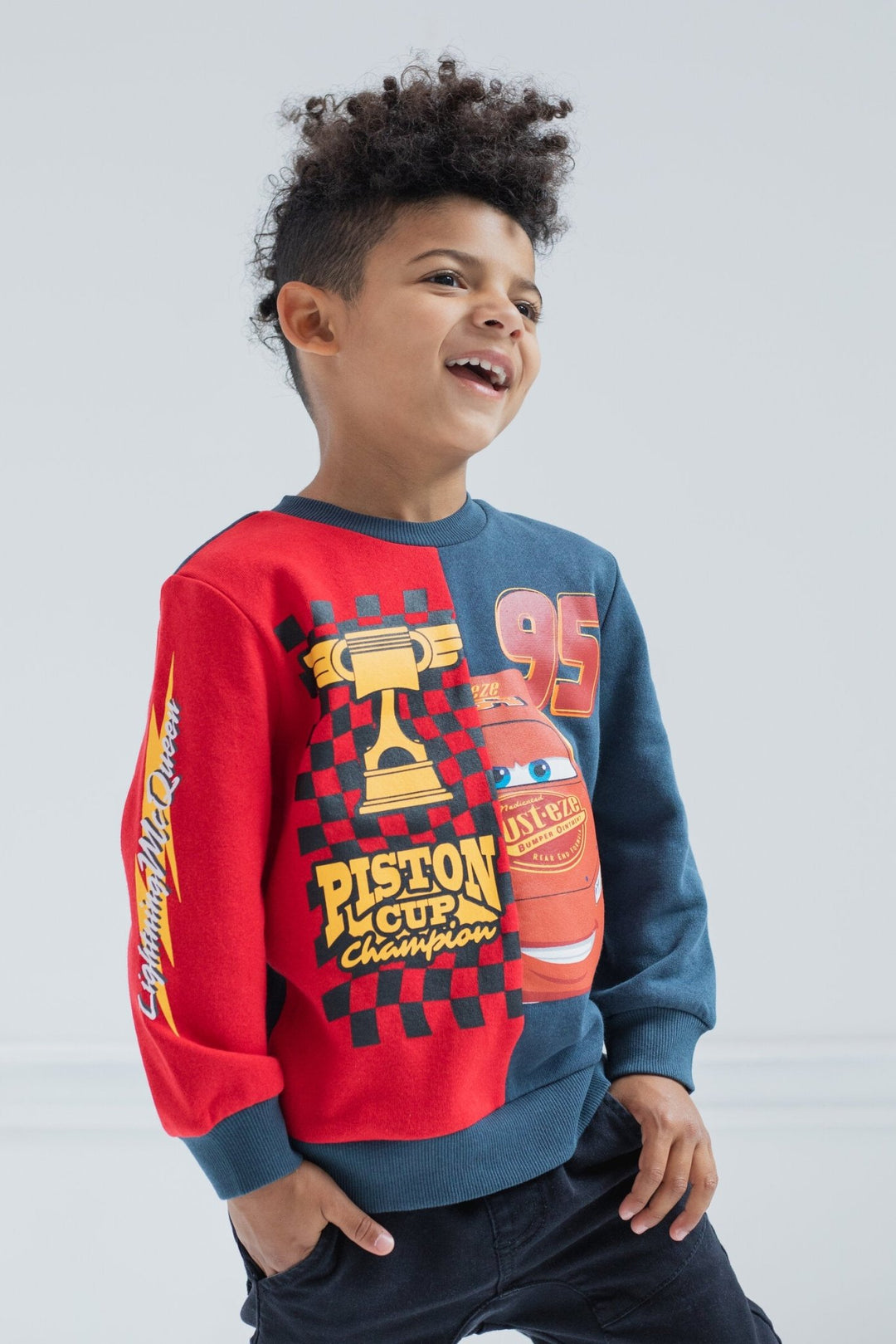 Disney Cars Lightning McQueen Fleece Sweatshirt - imagikids