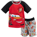 Disney Cars Lightning McQueen T-Shirt and French Terry Shorts Outfit Set