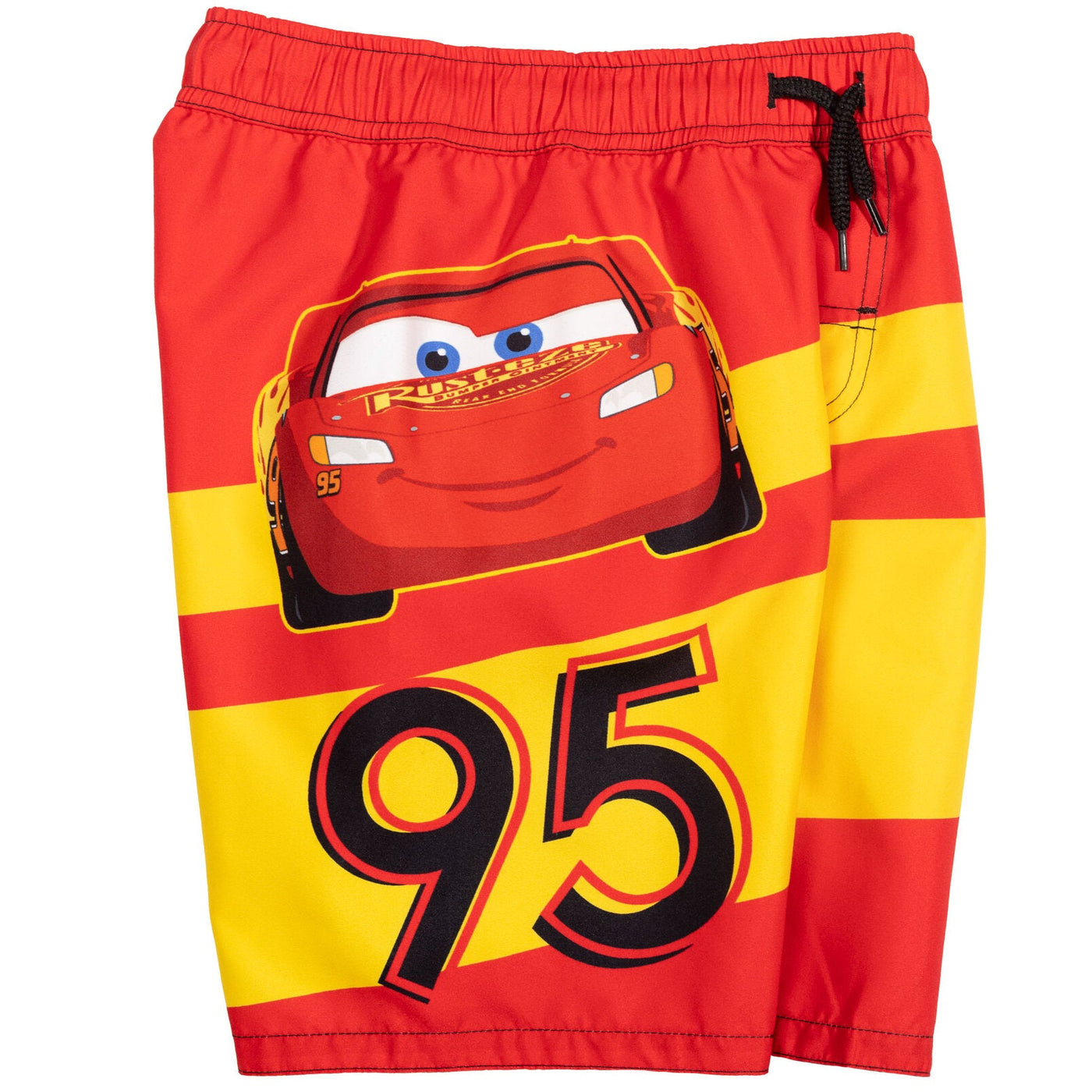 Disney Cars Lightning McQueen UPF 50+ Pullover Rash Guard Swim Trunks Outfit Set - imagikids