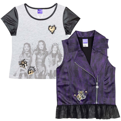Disney Descendants T-Shirt and Zip Up Dress - imagikids