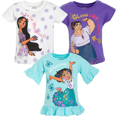 Disney Encanto 3 Pack Fashion Graphic T-Shirts - imagikids