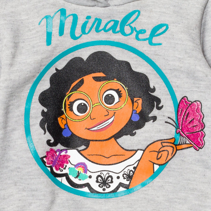 Disney Encanto Mirabel Pullover Fleece Hoodie and Leggings Outfit Set - imagikids