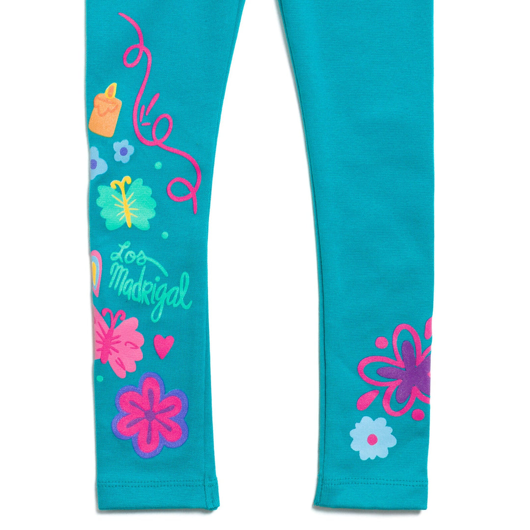 Disney Encanto Mirabel Pullover Fleece Hoodie and Leggings Outfit Set - imagikids