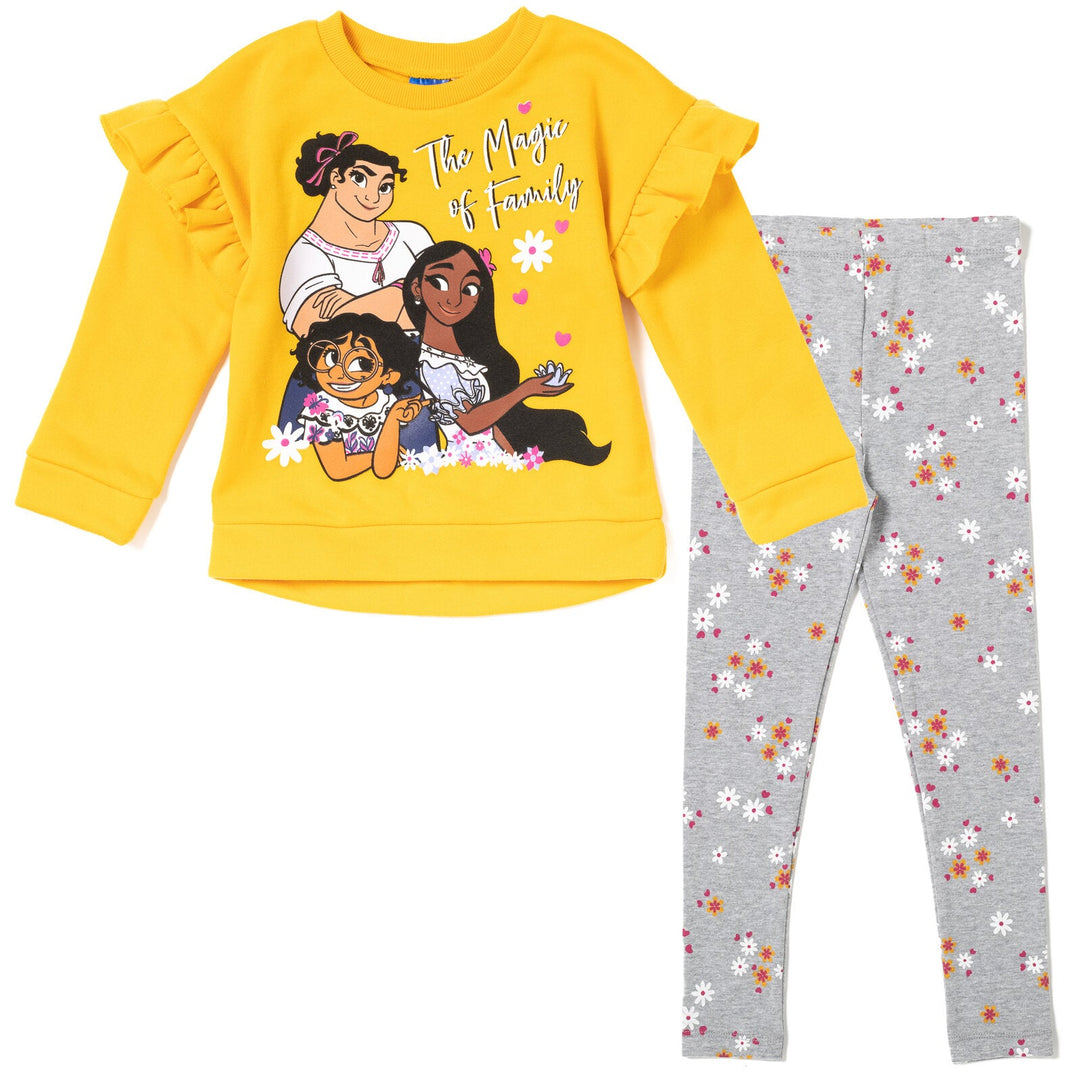 Disney Encanto Pullover Fleece Sweatshirt and Leggings Outfit Set - imagikids