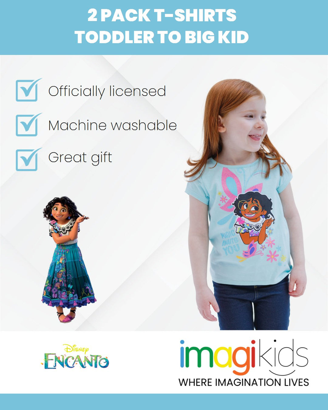 Disney Encanto Short Sleeve T-Shirt - imagikids