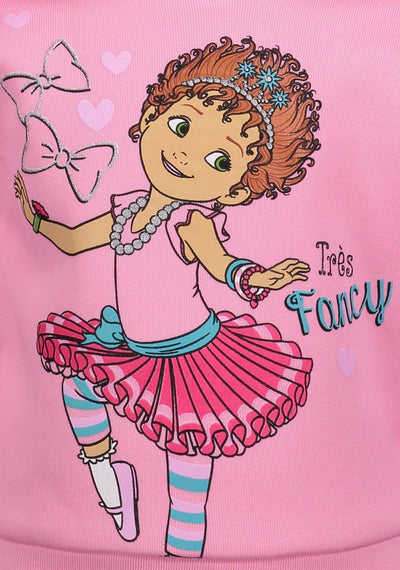 Disney Fancy Nancy Pullover Fleece Hoodie and Leggings Outfit Set - imagikids