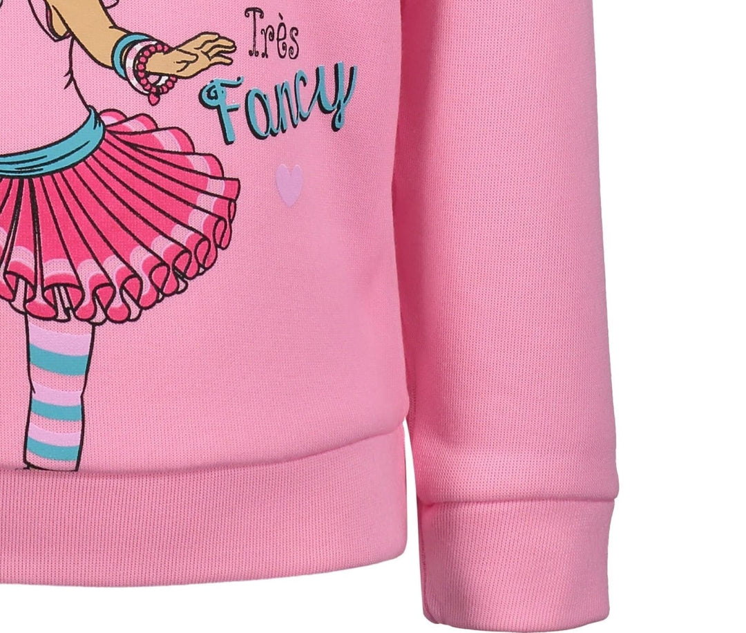 Disney Fancy Nancy Pullover Fleece Hoodie and Leggings Outfit Set - imagikids