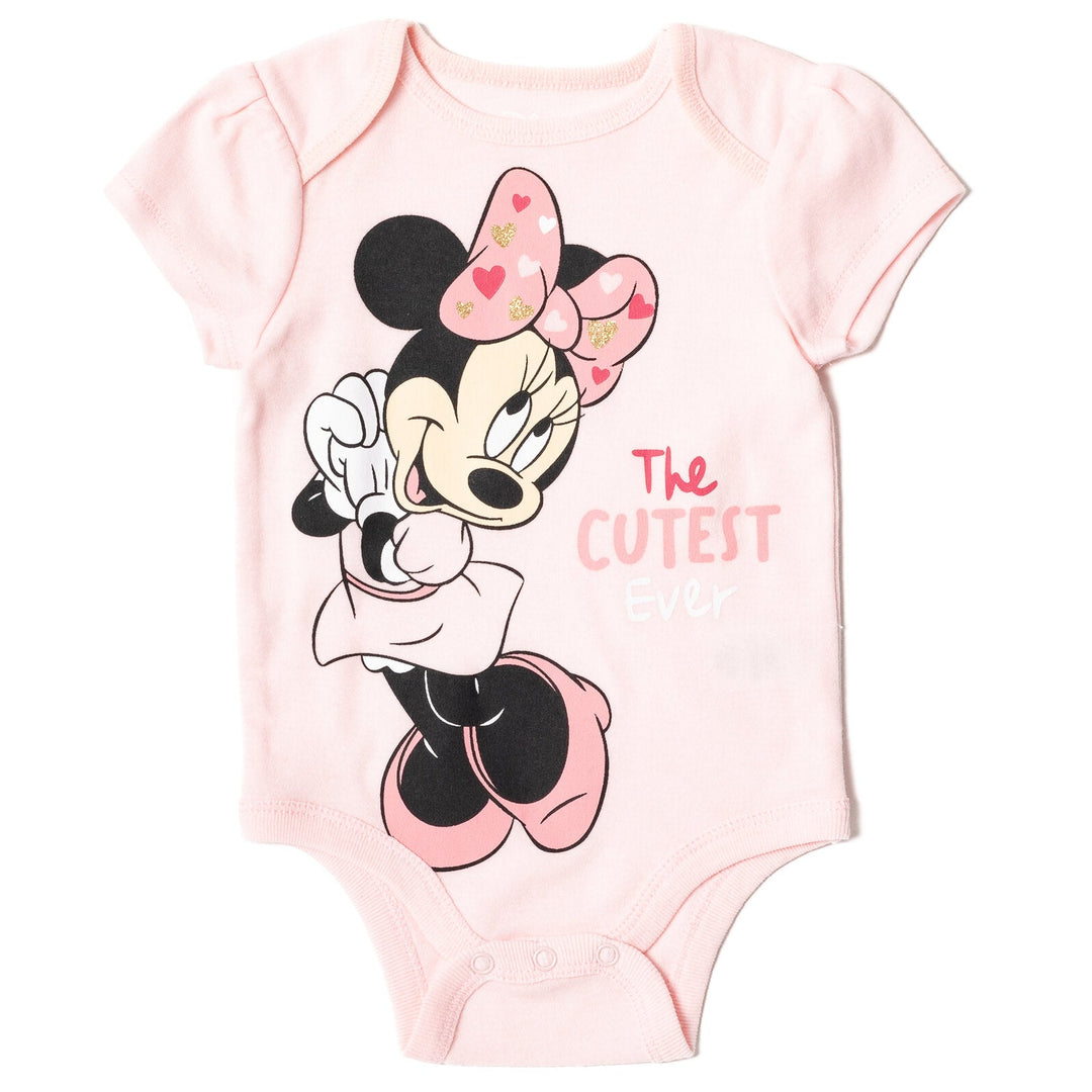 Disney Fleece Pullover Hoodie Bodysuit and Pants 3 Piece Outfit Set - imagikids