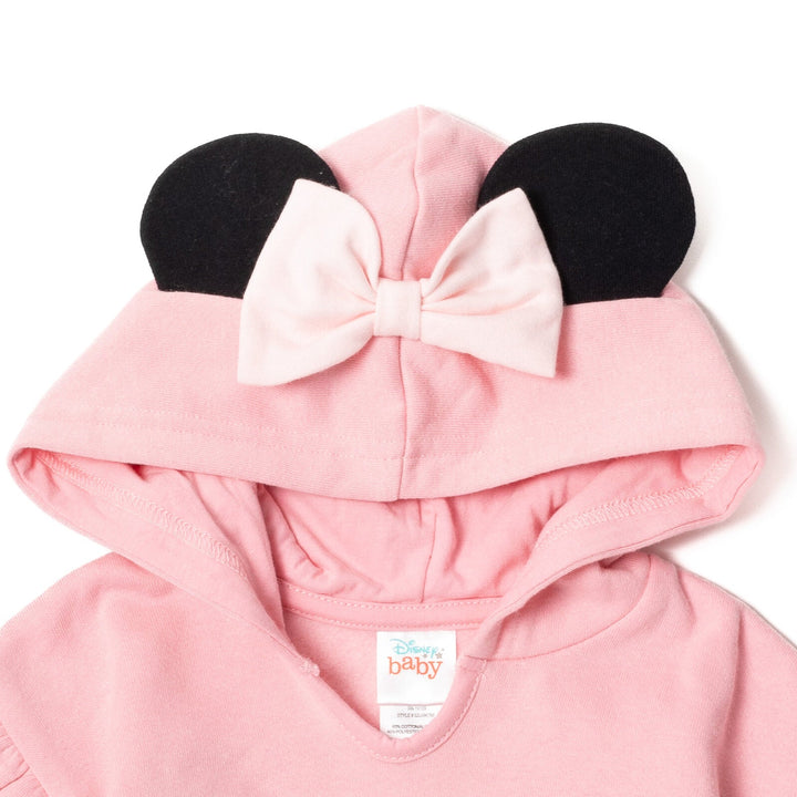 Disney Fleece Pullover Hoodie Bodysuit and Pants 3 Piece Outfit Set - imagikids