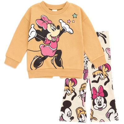 Disney FleeceSweatshirt and Flare Leggings Outfit Set - imagikids