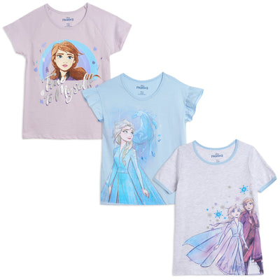 Disney Frozen 3 Pack T-Shirts - imagikids