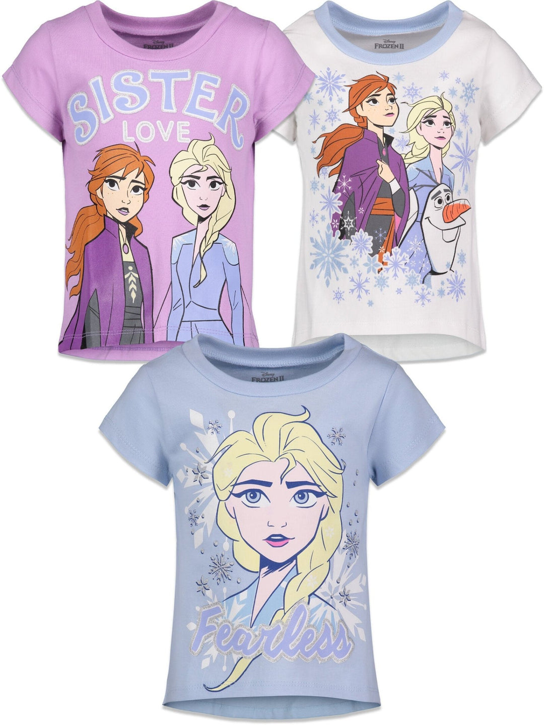 Disney Frozen 3 Pack T-Shirts - imagikids