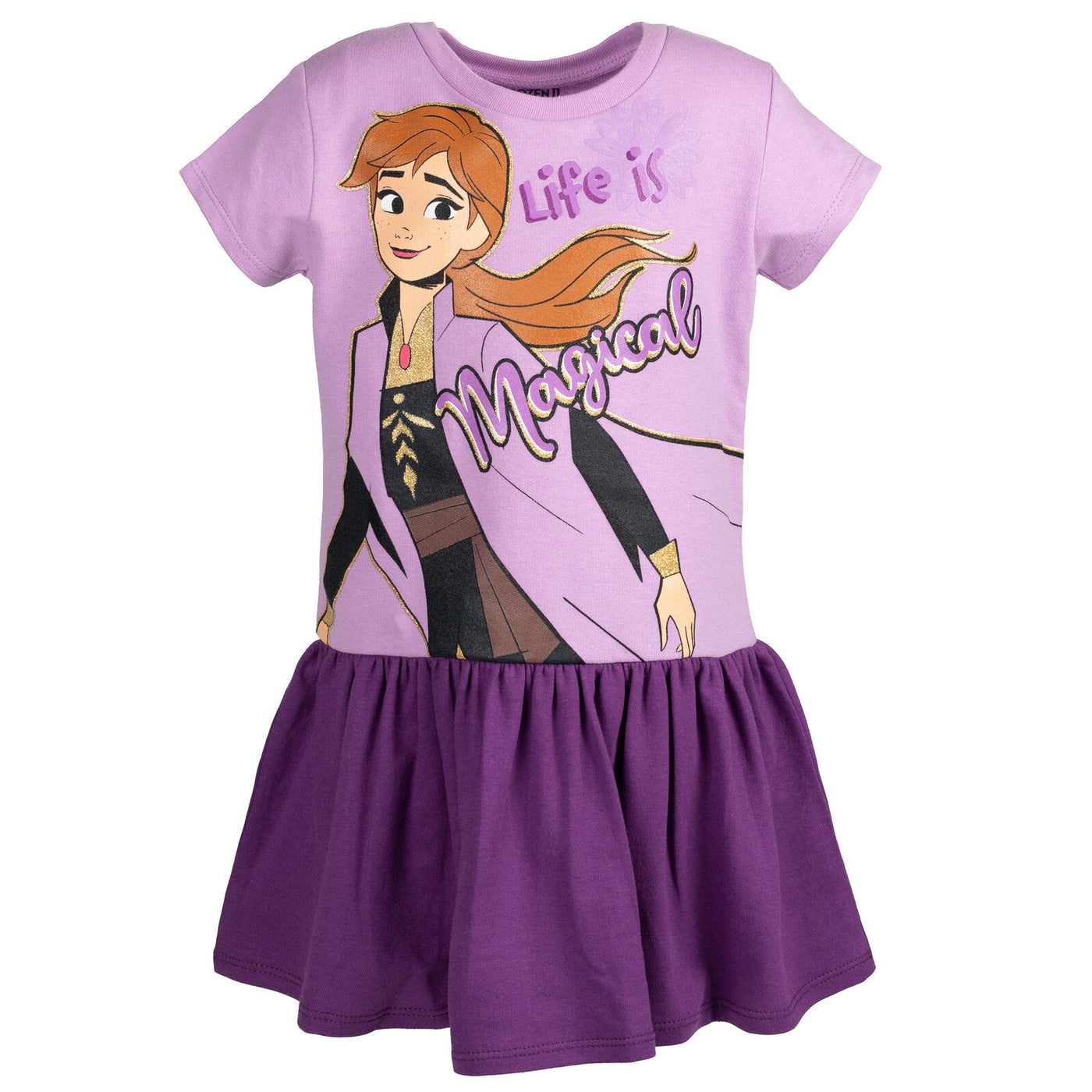 Disney Frozen Princess Anna French Terry Dress - imagikids