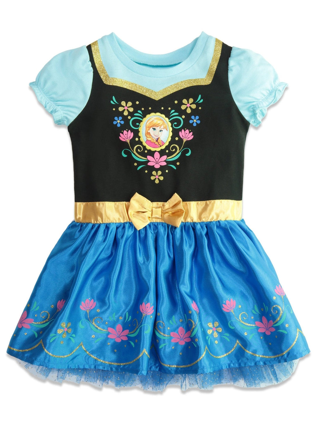 Disney Frozen Princess Anna Fur Dress - imagikids