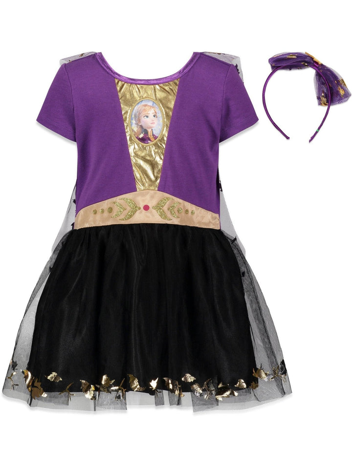 Disney Frozen Princess Anna Gown Dress and Headband - imagikids