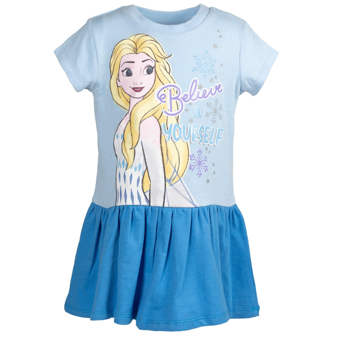 Disney Frozen Queen Elsa French Terry Dress - imagikids