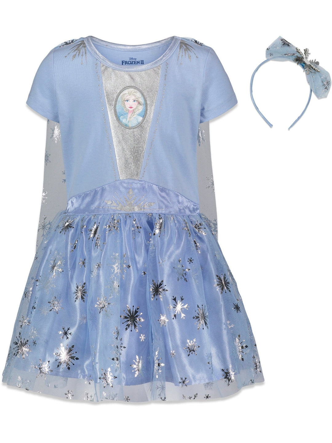 Disney Frozen Queen Elsa Gown and Headband - imagikids