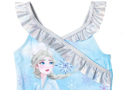 Disney Frozen Queen Elsa UPF 50+ One Piece Bathing Suit - imagikids