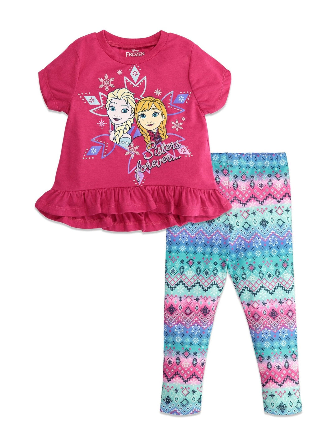 Disney Frozen T-Shirt and Leggings Outfit Set - imagikids