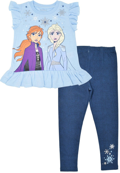 Disney Frozen T-Shirt and Leggings Outfit Set - imagikids