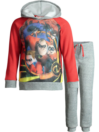 Disney Incredibles Fleece Pullover Hoodie and Pants Outfit Set - imagikids
