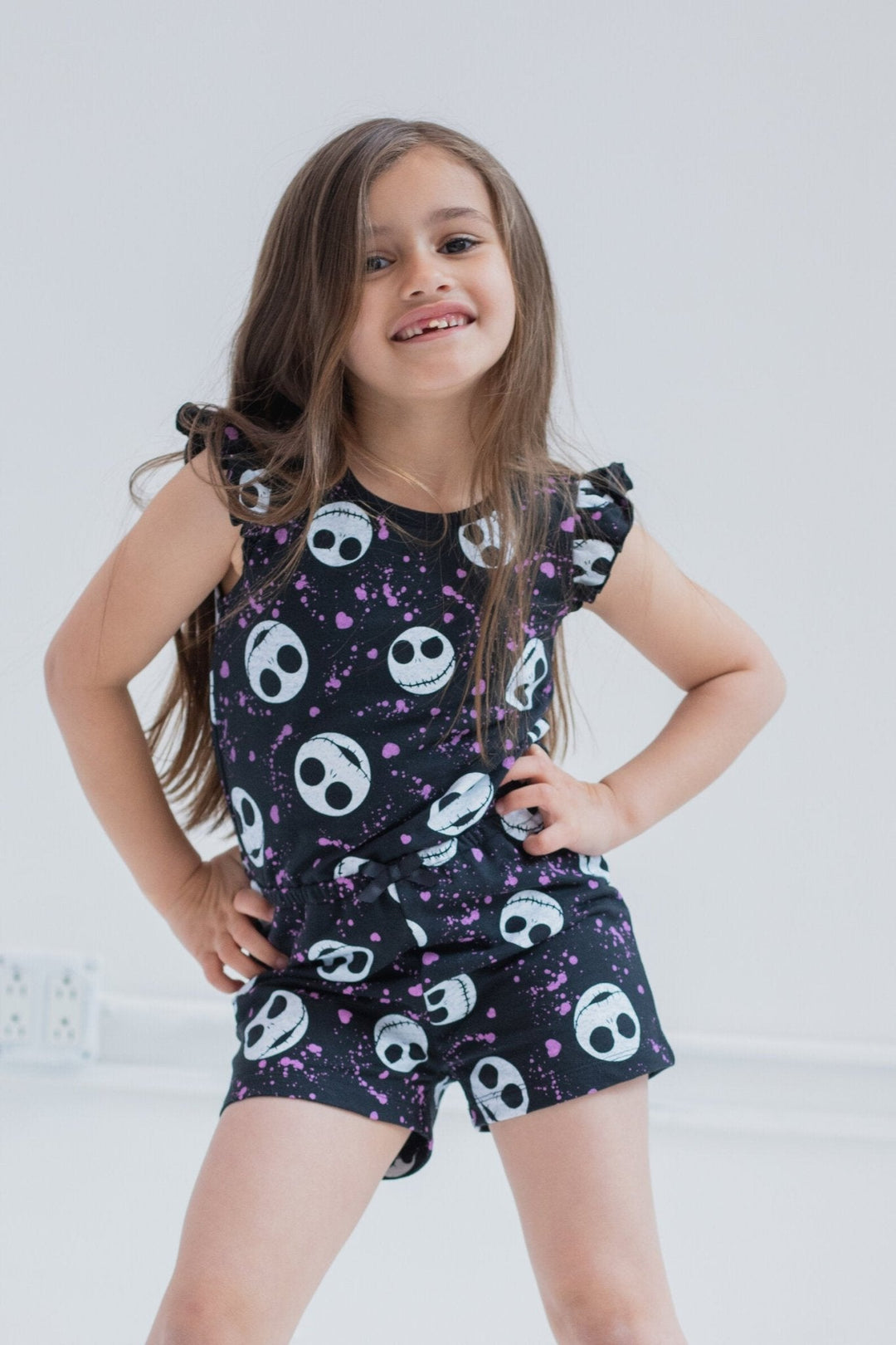 Disney Jack Skellington French Terry Sleeveless Romper - imagikids