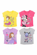 Pack de 4 camisetas gráficas de Disney Junior