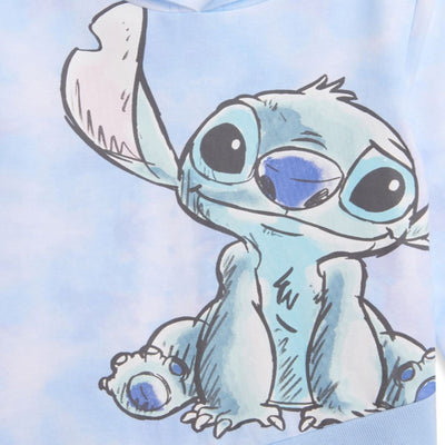 Disney Lilo & Stitch French Terry Pullover Crossover Hoodie - imagikids
