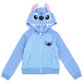 Disney Lilo & Stitch Girls French Terry Zip Up Cosplay Hoodie