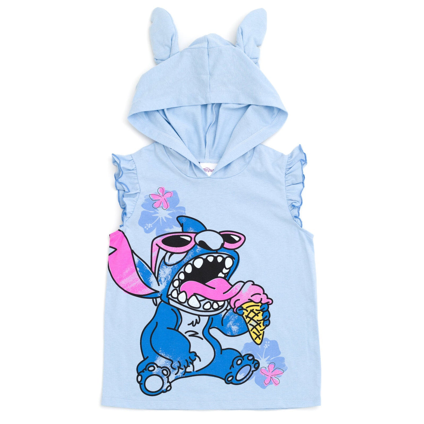 Disney Lilo & Stitch Stitch Cosplay Tank Top and Active Retro Dolphin French Terry Shorts - imagikids