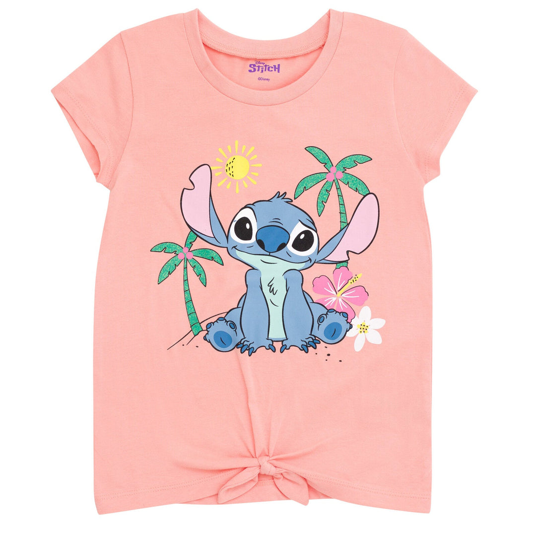 Disney Lilo & Stitch Stitch T-Shirt and Chambray Shorts Outfit Set - imagikids