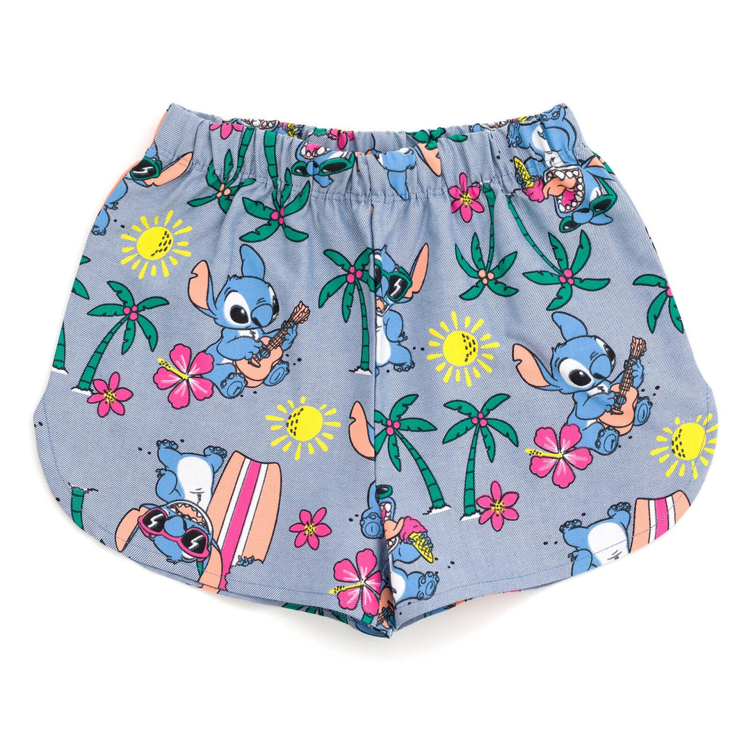 Disney Lilo & Stitch Stitch T-Shirt and Chambray Shorts Outfit Set - imagikids