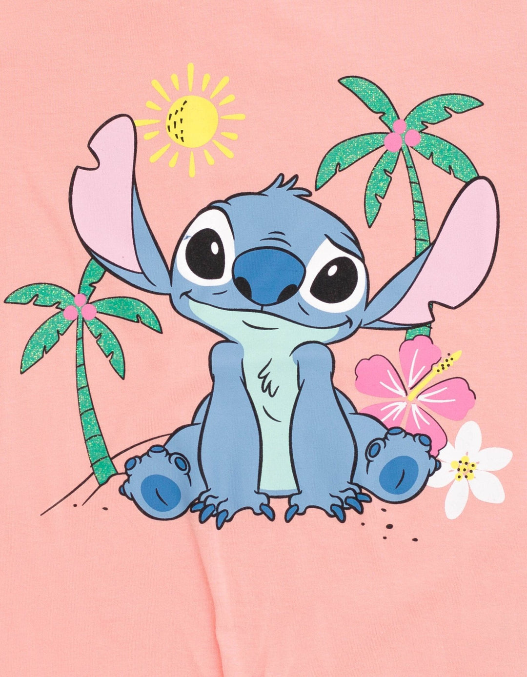 Disney Lilo & Stitch Stitch T-Shirt and Chambray Shorts Outfit Set - imagikids