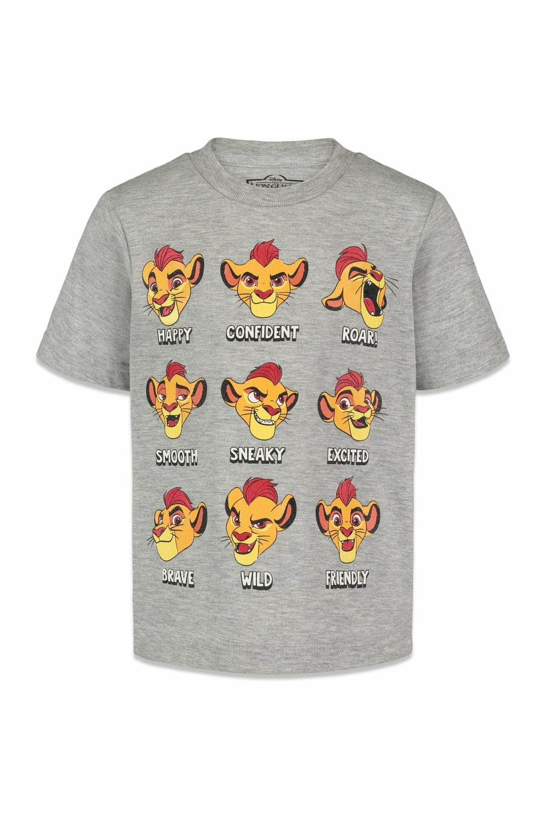 Disney Lion Guard Kion 3 Pack Graphic Short Sleeve T-Shirt Red/Grey/Black - imagikids