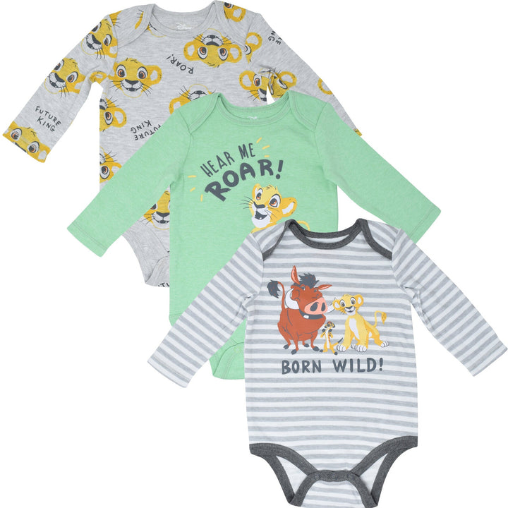 Disney Lion King 3 Pack Bodysuits - imagikids