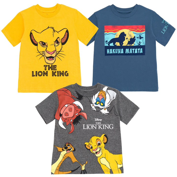 Disney Lion King 3 Pack T-Shirts - imagikids