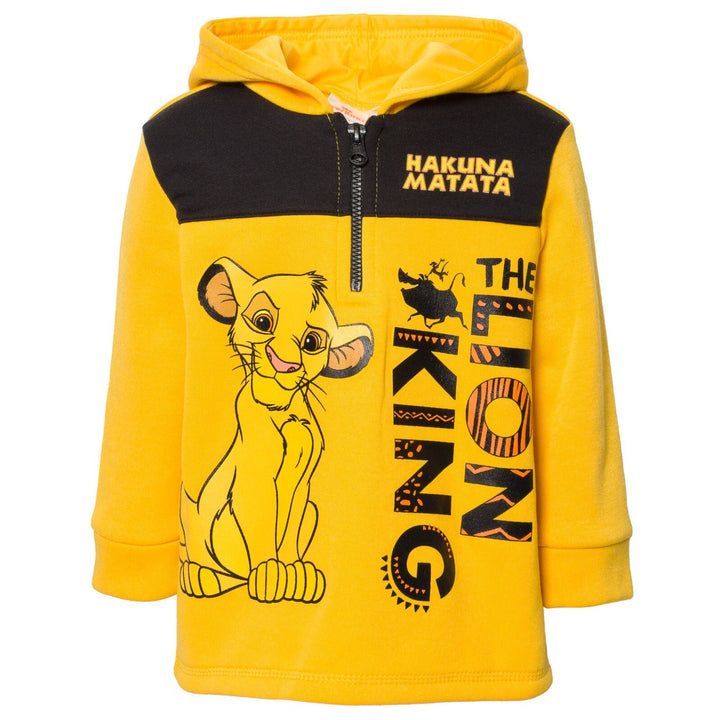 Disney Lion King Fleece Half Zip Hoodie - imagikids