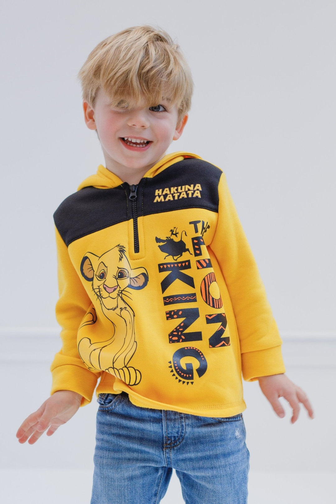 Disney Lion King Fleece Half Zip Hoodie - imagikids