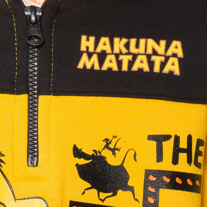 Disney Lion King Fleece Half Zip Hoodie - imagikids