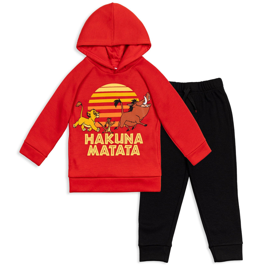 Disney Lion King Fleece Hoodie and Pants Outfit Set - imagikids