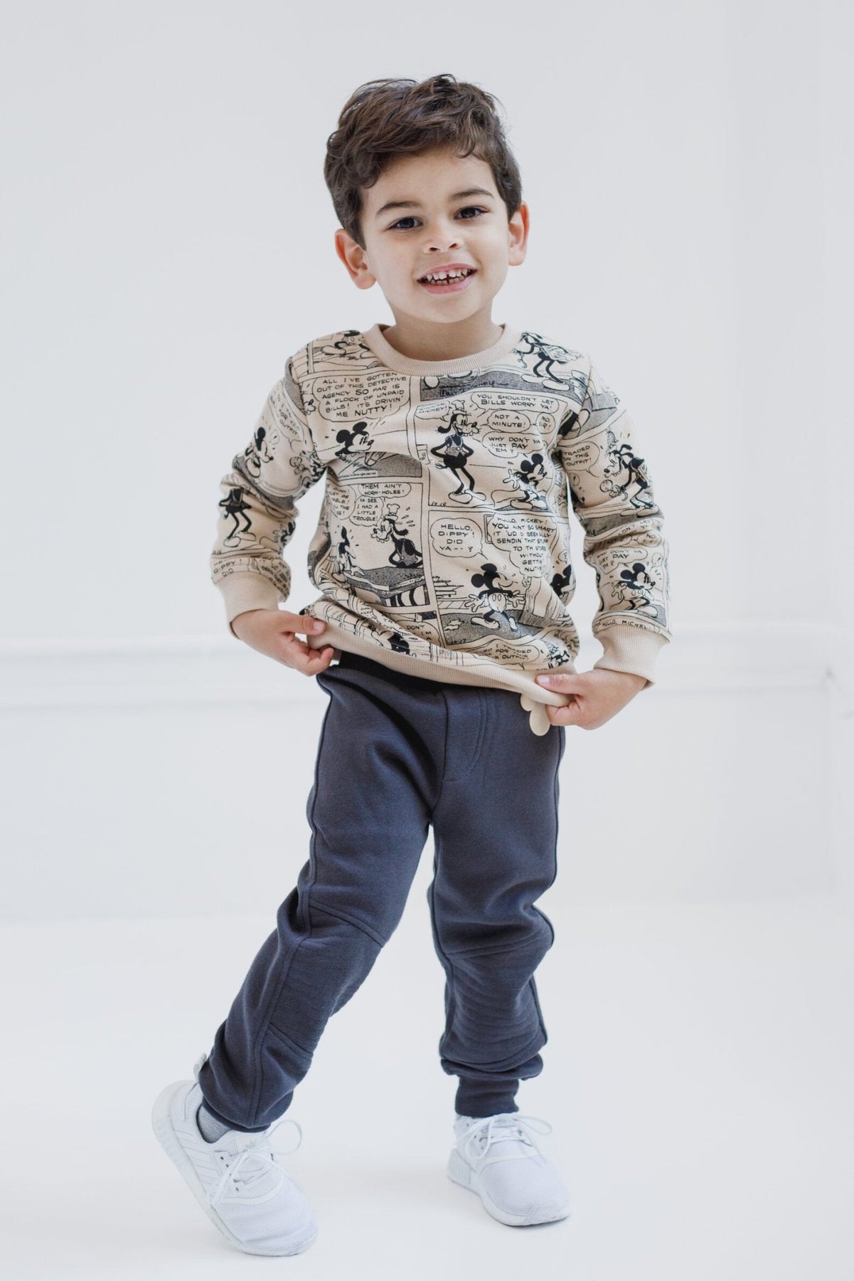 Disney Lion King Mickey Mouse Pumbaa Timon Simba Fleece Sweatshirt and ...